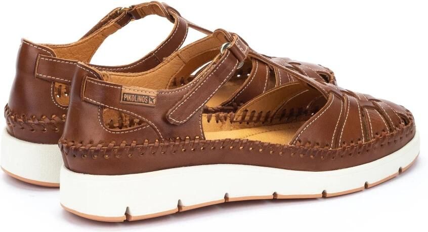 Pikolinos Bruine leren sleehak sandaalcollectie - Foto 3
