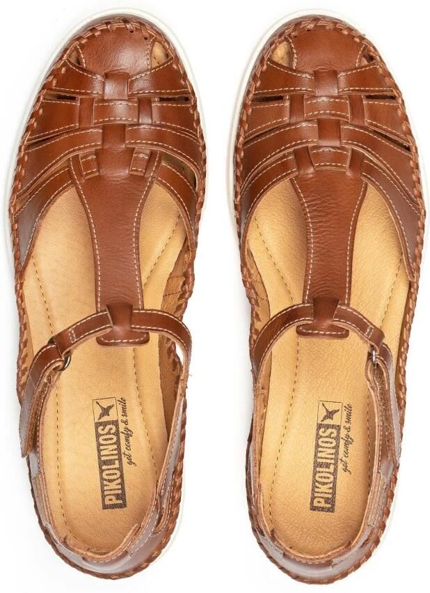 Pikolinos Bruine leren sleehak sandaalcollectie - Foto 4