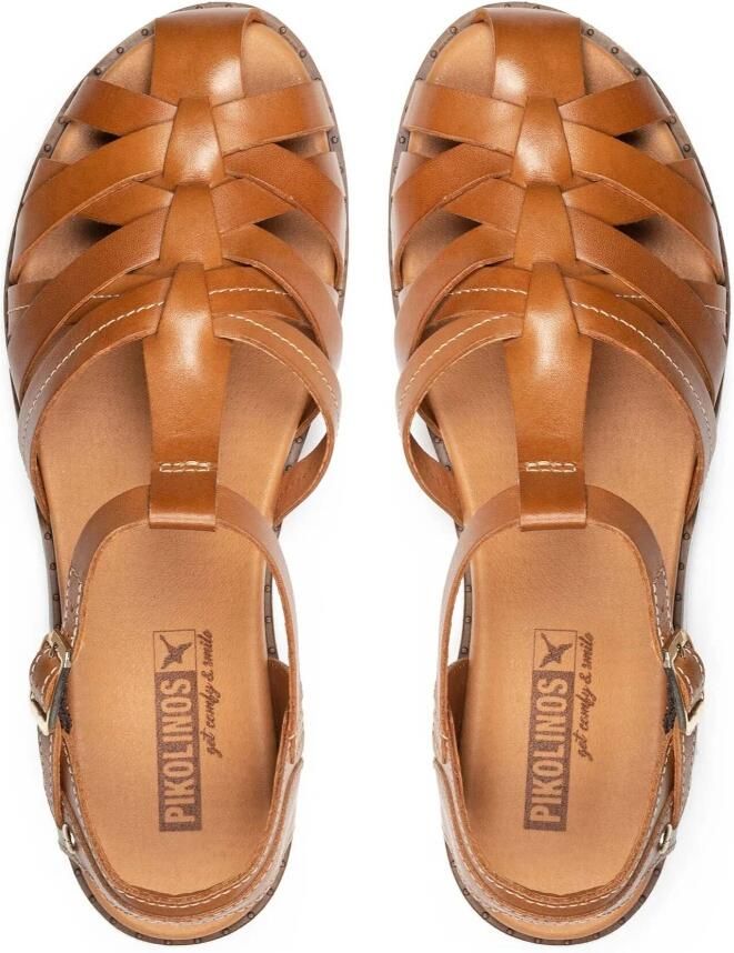 Pikolinos W8Q-0803~~~~~~~~~~~~~~~~~~~~~~ Platte sandalen Cognac - Foto 3