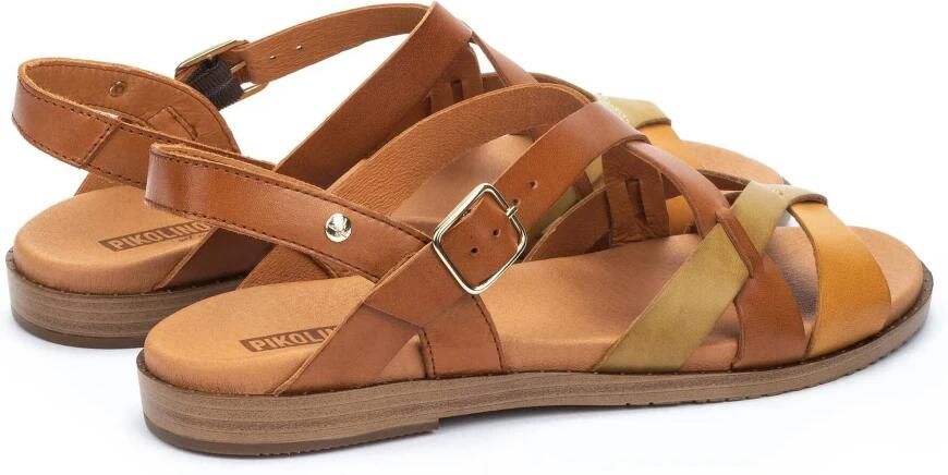 Pikolinos Formentera dames sandaal bruin