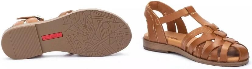 Pikolinos W8Q-0803~~~~~~~~~~~~~~~~~~~~~~ Platte sandalen Cognac - Foto 3