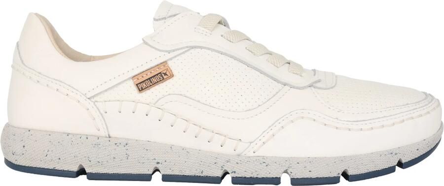Pikolinos 'Fuencarral' Off White Leren Sneaker