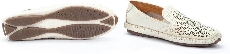 Pikolinos Geperforeerde zomerloafer Off White - Foto 2