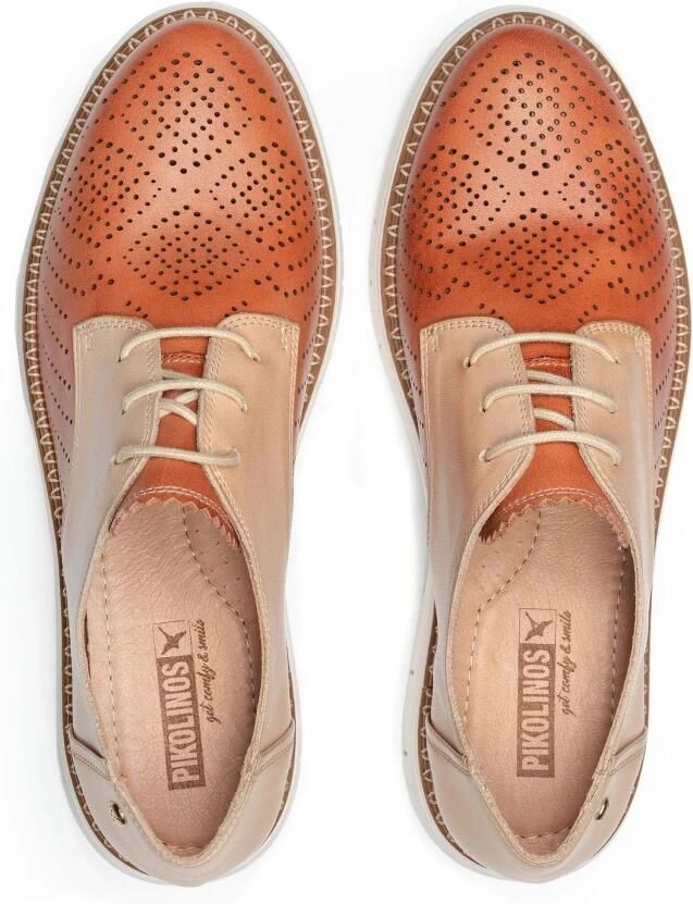 Pikolinos Comfortabele veterschoenen voor dames Brown Dames