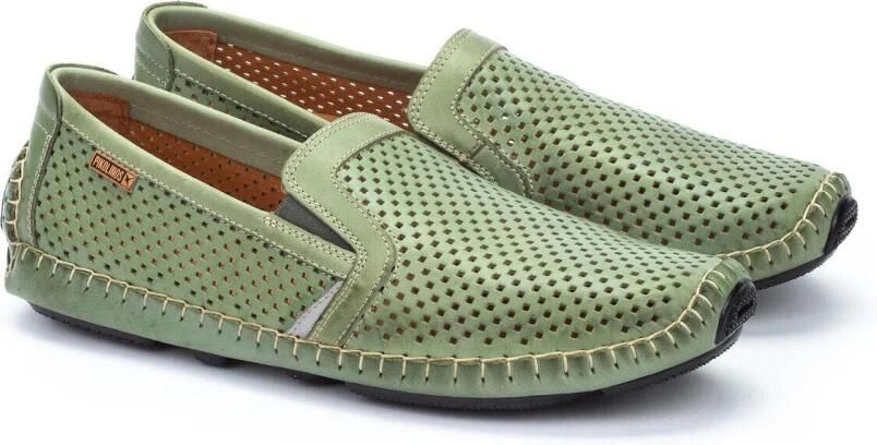 Pikolinos 09Z-3100 Mint Green Instappers Mint Groen Leer Heren groen - Foto 3