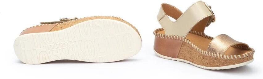 Pikolinos Gouden Marina Damesandaal Lichtgewicht Comfort - Foto 2