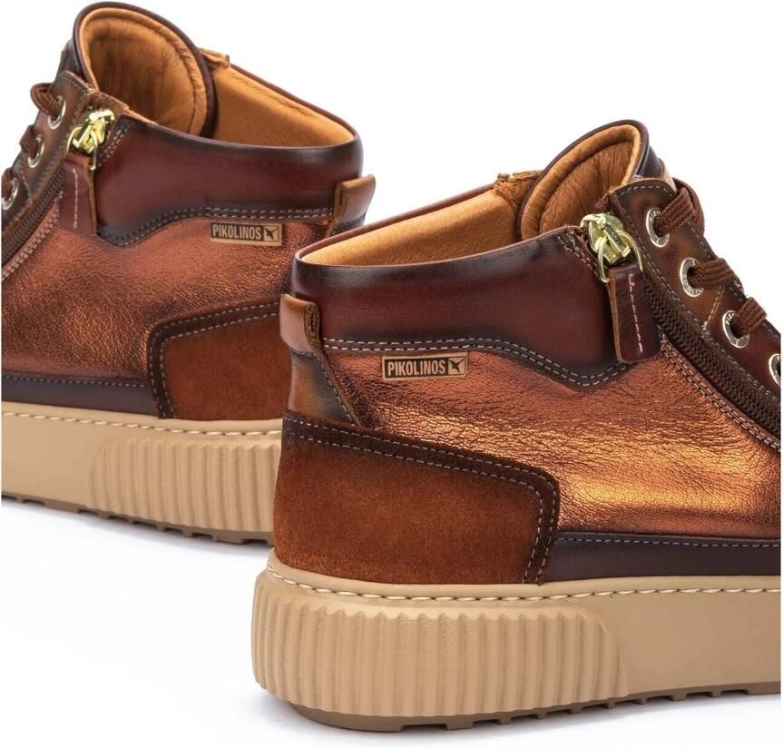 Pikolinos Riells Bruine High Top Sneaker - Foto 3