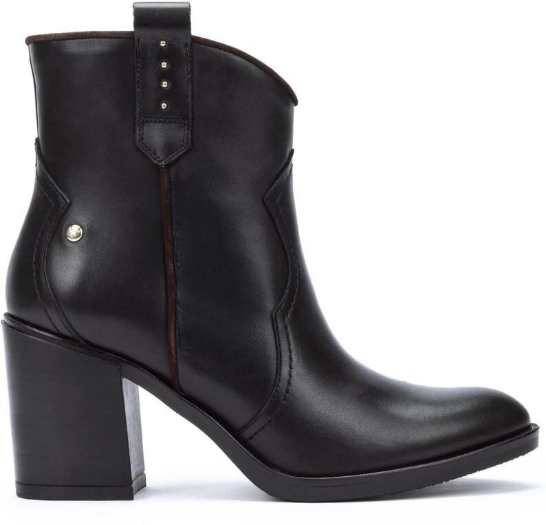 Pikolinos Western Style Rioja Enkellaarsjes Black Dames