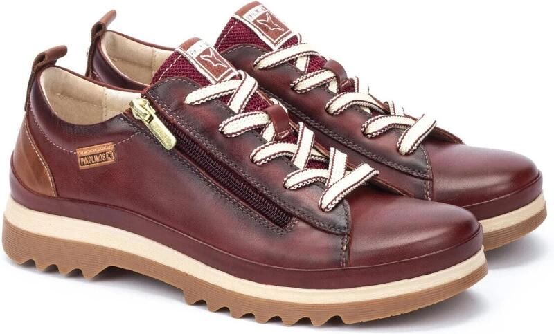 Pikolinos Rode Lace-Zip Sneaker voor Vrouwen - Foto 4