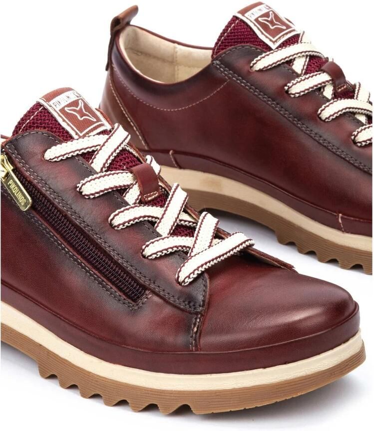 Pikolinos Rode Lace-Zip Sneaker voor Vrouwen - Foto 5