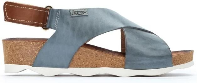 Pikolinos Romantische sleehak sandalen Blue Dames - Foto 3