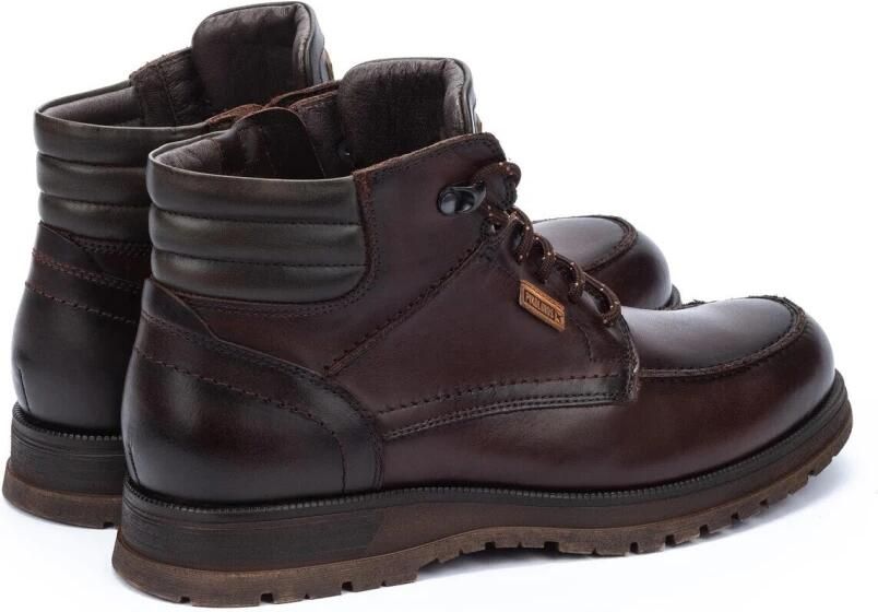 Pikolinos Stijlvolle Leren Enkellaars Bruin