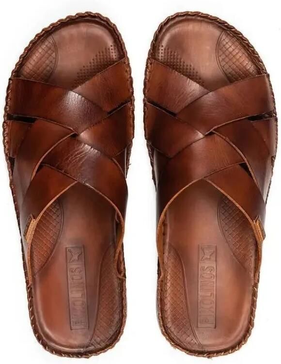 Pikolinos Bruine herensandaal Tarifa stijl - Foto 2