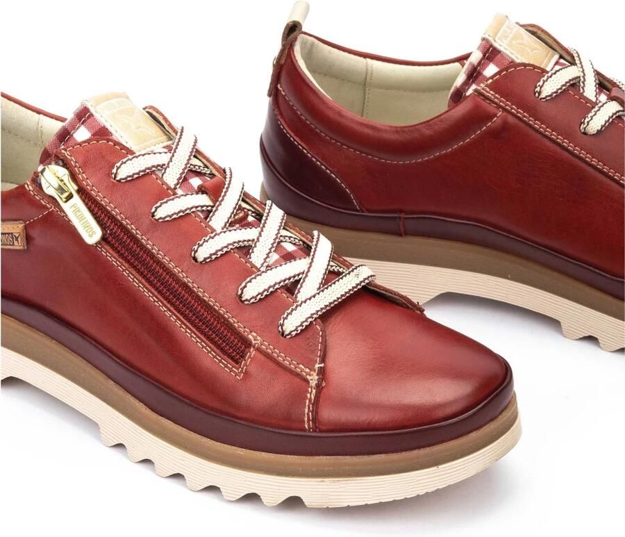 Pikolinos Vigo dames sneaker rood - Foto 3