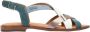 Pikolinos Groene casual damessandalen Multicolor Dames - Thumbnail 2
