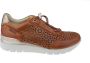 Pikolinos Geperforeerde Bruine Sneaker Brown Dames - Thumbnail 12