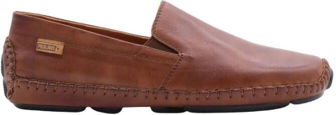Pikolinos Stijlvolle Bevertje Loafers voor Mannen Brown Heren