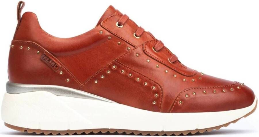 Pikolinos Stijlvolle `sella Sneaker voor Dames Red Dames