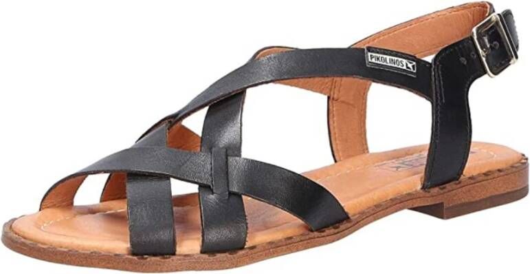 Pikolinos Zwarte Leren Schoenen