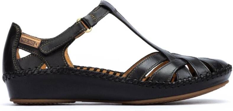Pikolinos Zwarte Vallarta damessandaal Black Dames