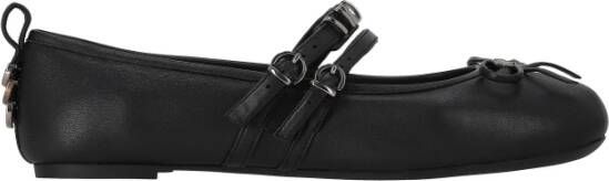 Pinko Ballerina Nappa Leren Schoenen Zwart