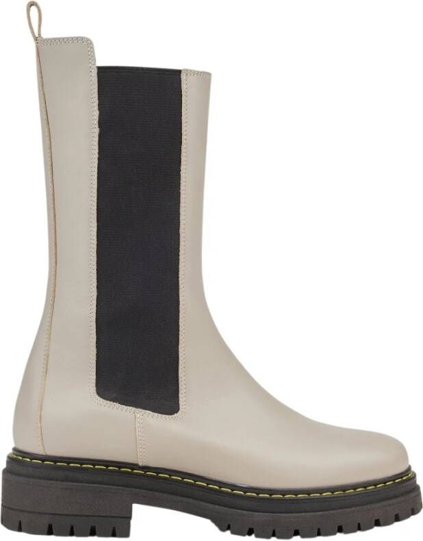 Pinko Natalie 2 Boot kalfsvlees Pelle White Dames