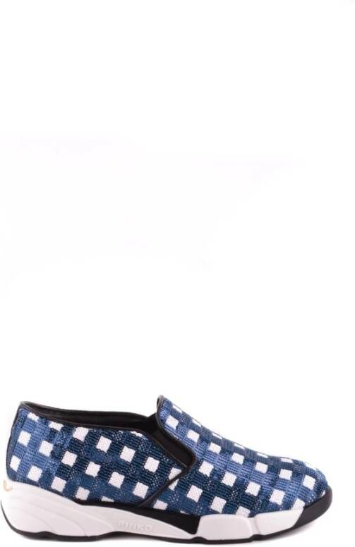 Pinko Blauwe Damessneakers Lente Zomer Rubber