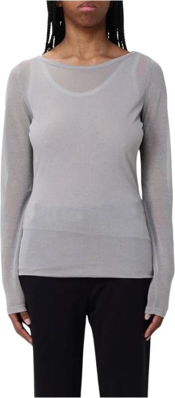 Pinko Boot Neck Top met Lange Mouwen