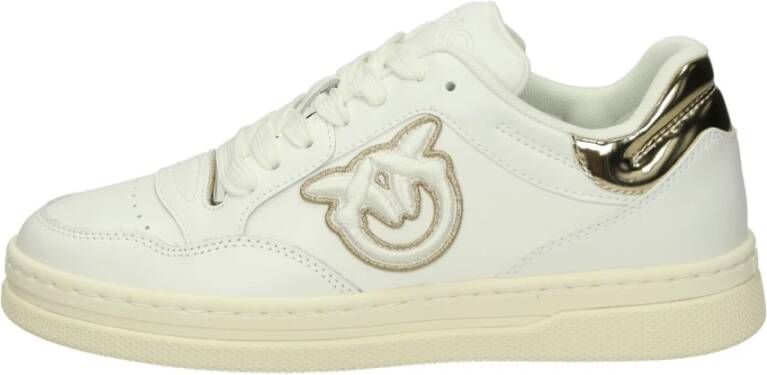 Pinko Casual leren sneakers met uitneembare binnenzool