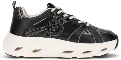 Pinko Chunky Roze Sneakers met Mesh Inzetstukken
