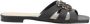 Pinko Zwarte Leren Sandalen Collectie Lente Zomer Black Dames - Thumbnail 31