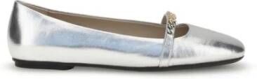 Pinko Elegante Metallic Ballerina's voor vrouwen