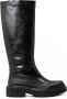 Pinko Fortaleza Stivale Pelle Vitello Liscio Zwart Dames - Thumbnail 1