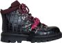 Pinko Boots & laarzen ZENZERO SCHWARZ FUCHSIA SCHNÜRSTIEFEL in zwart - Thumbnail 3