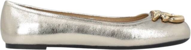Pinko Gouden Ballerina Platte Schoenen