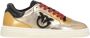 PINKO Lage Sneakers Dames Mandy 01 Maat: 38 Materiaal: Leer Kleur: Goud - Thumbnail 4