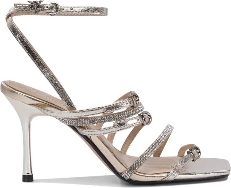 Pinko Gouden Sandalen voor Vrouwen Zomerstijl