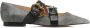PINKO Ballerina Dames Gianira Maat: 38 Materiaal: Leer Kleur: Zwart - Thumbnail 3