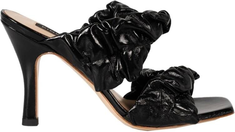 pinko Heeled Mules Black Dames