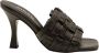 Pinko Stijlvolle Heeled Mules voor vrouwen Black Dames - Thumbnail 6