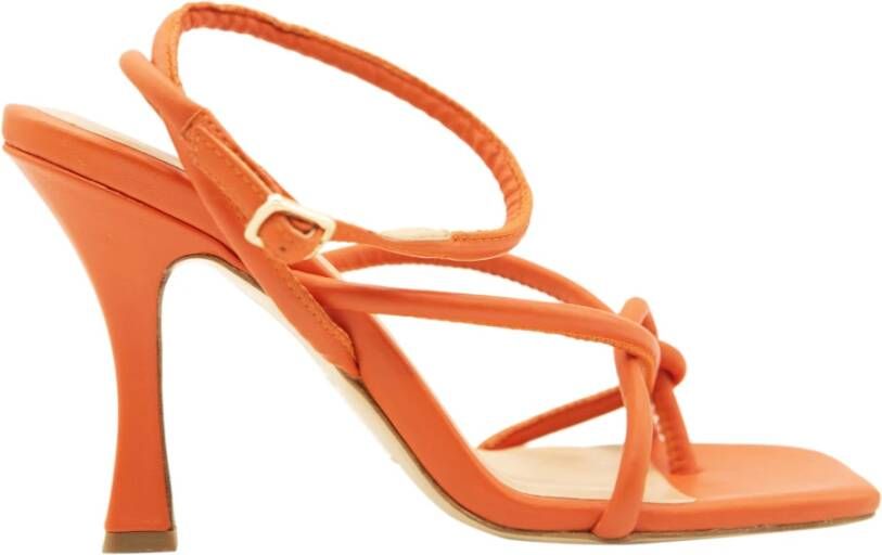 pinko High Heel Sandals Oranje Dames