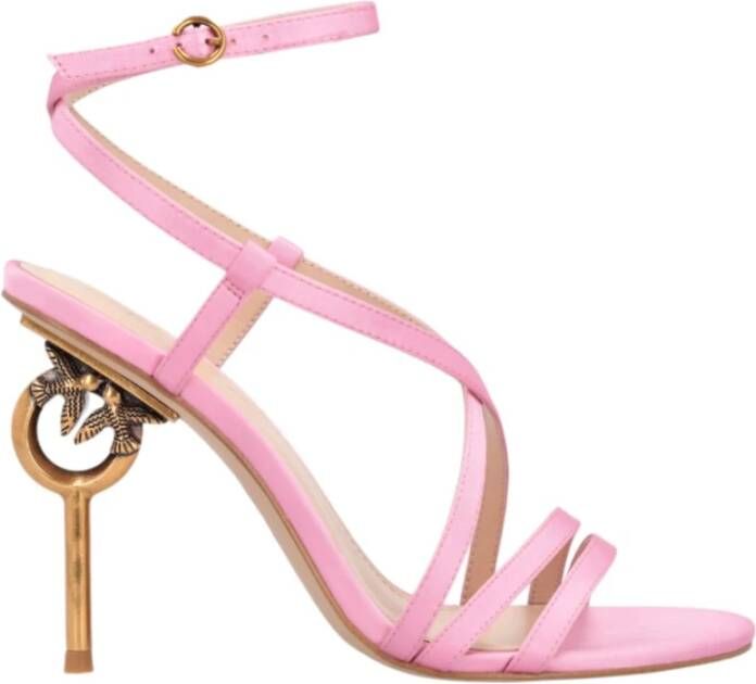 pinko High Heel Sandals Pink Dames