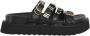 Pinko Kate Leren Platte Sandalen - Thumbnail 1