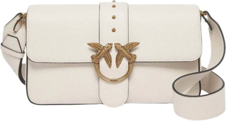 Pinko Klassieke Slouchy Leren Tas