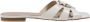 Pinko Witte Leren Sandalen Lente Zomer Collectie White Dames - Thumbnail 25