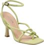 Pinko Leren sandaal met 9 cm hak Green Dames - Thumbnail 1