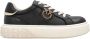 Pinko Leren Sneaker met Polyurethaan Stijl Ss0003P014Zi8 Black Dames - Thumbnail 6