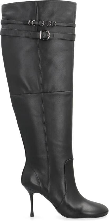 Pinko Leren Stiletto Laarzen