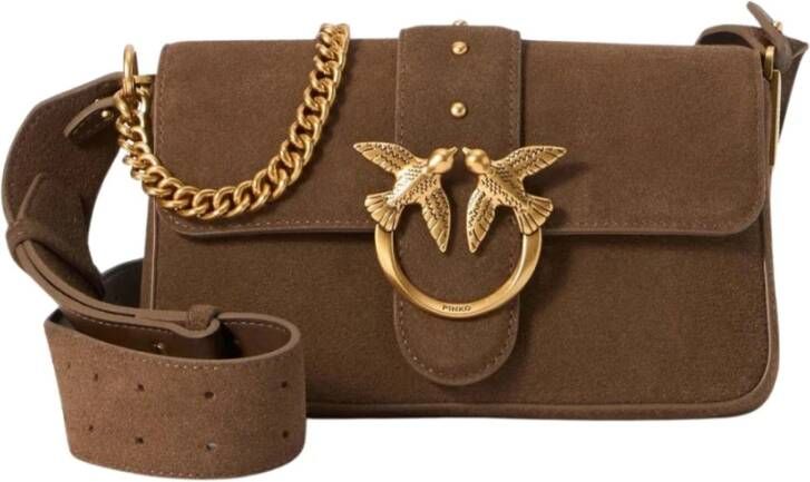 Pinko Love Berry Mini Slouchy Crossbody Tas