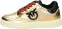 PINKO Lage Sneakers Dames Mandy 01 Maat: 38 Materiaal: Leer Kleur: Goud - Thumbnail 7